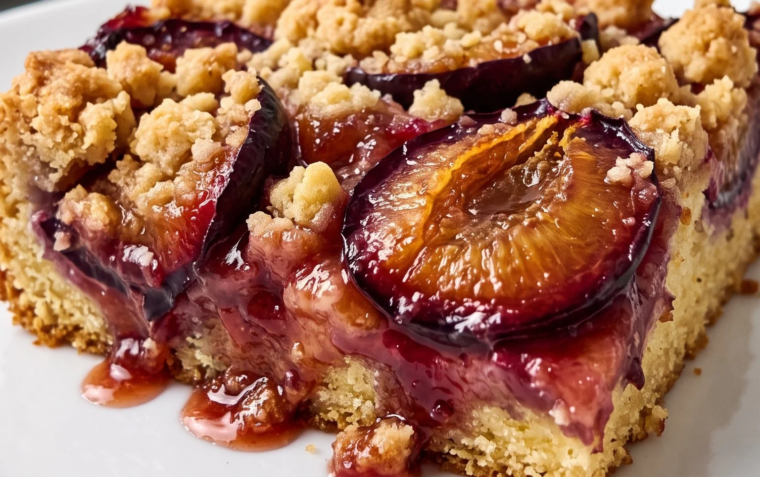 Pflaumenkuchen mit Butter-Zimt-Streuseln