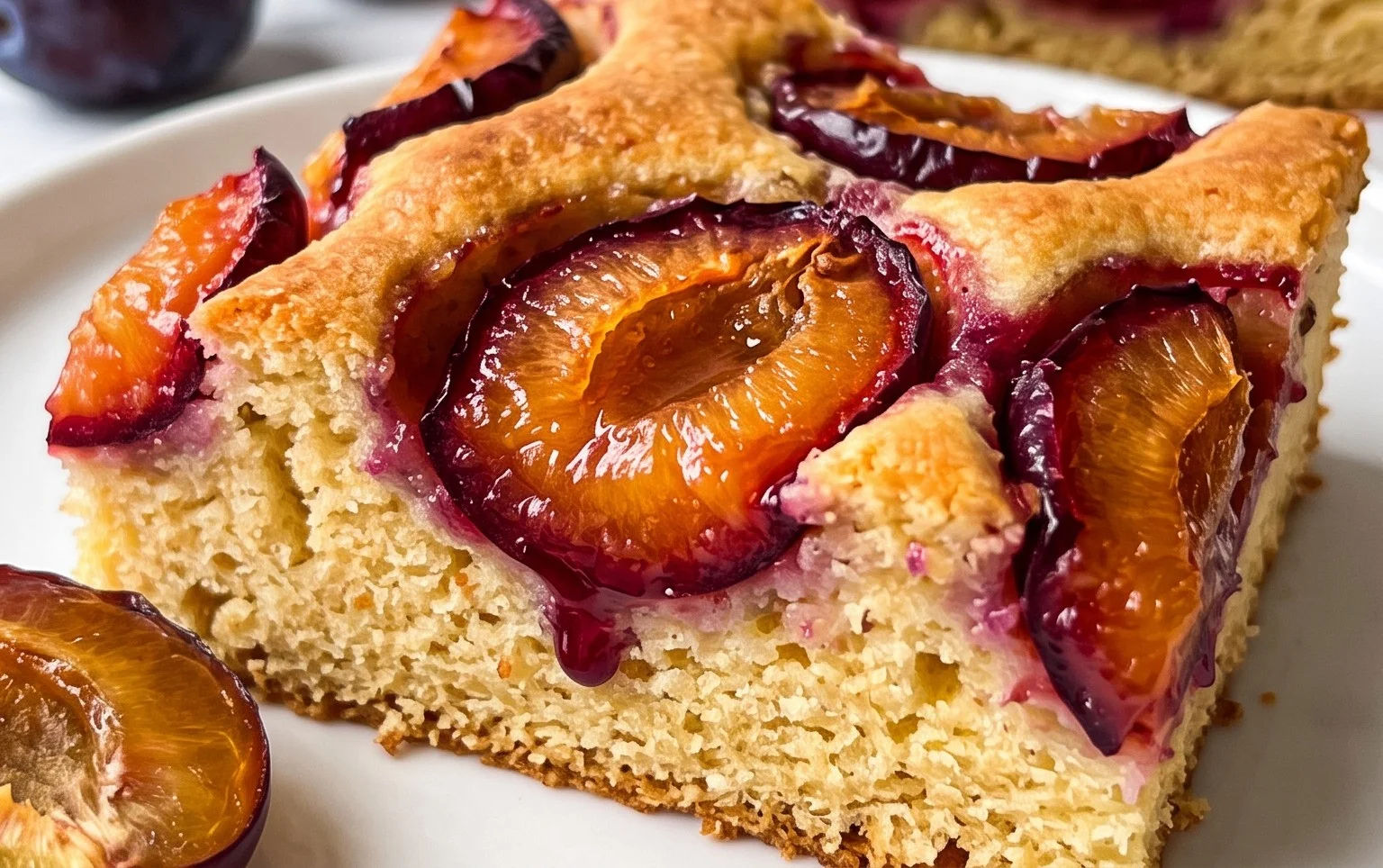 Schneller Pflaumenkuchen vom Blech