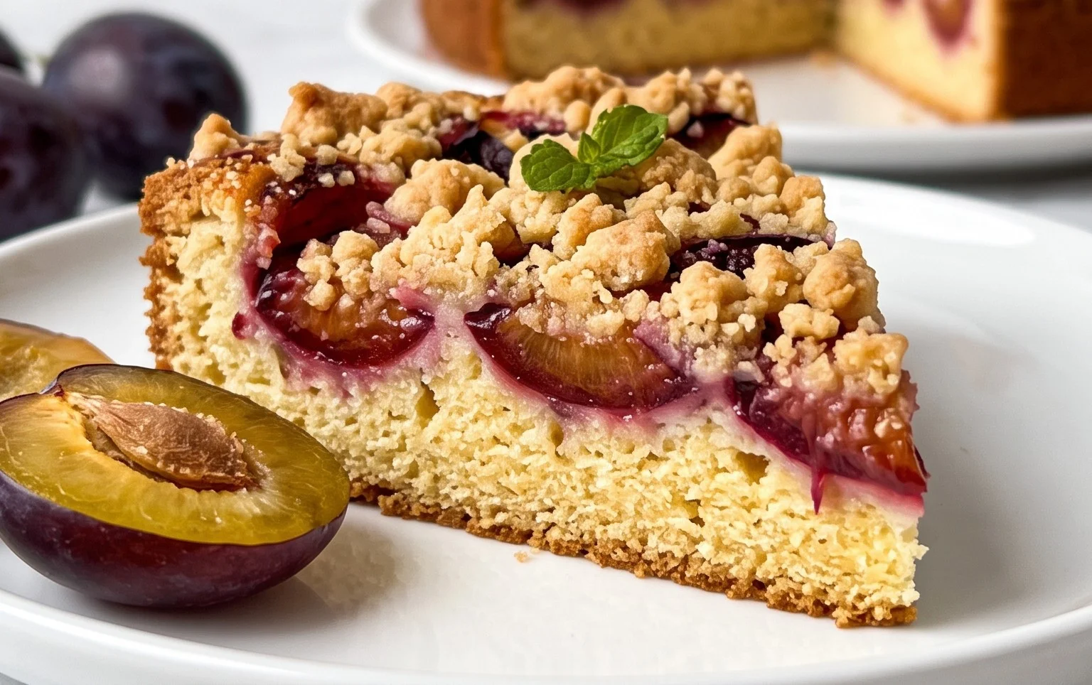 Saftiger Pflaumenkuchen