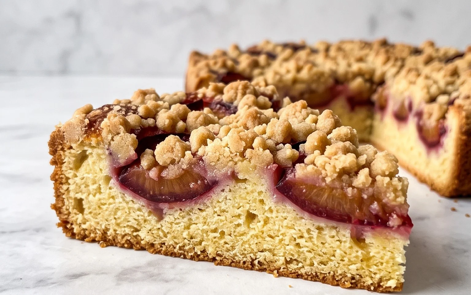 Saftiger Pflaumenkuchen: Herbstlicher Genuss für Ihr Dessert