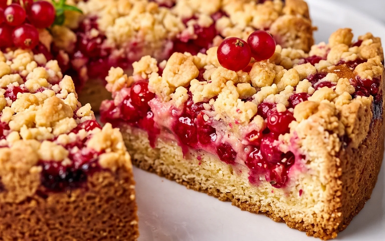 Johannisbeer-Streuselkuchen