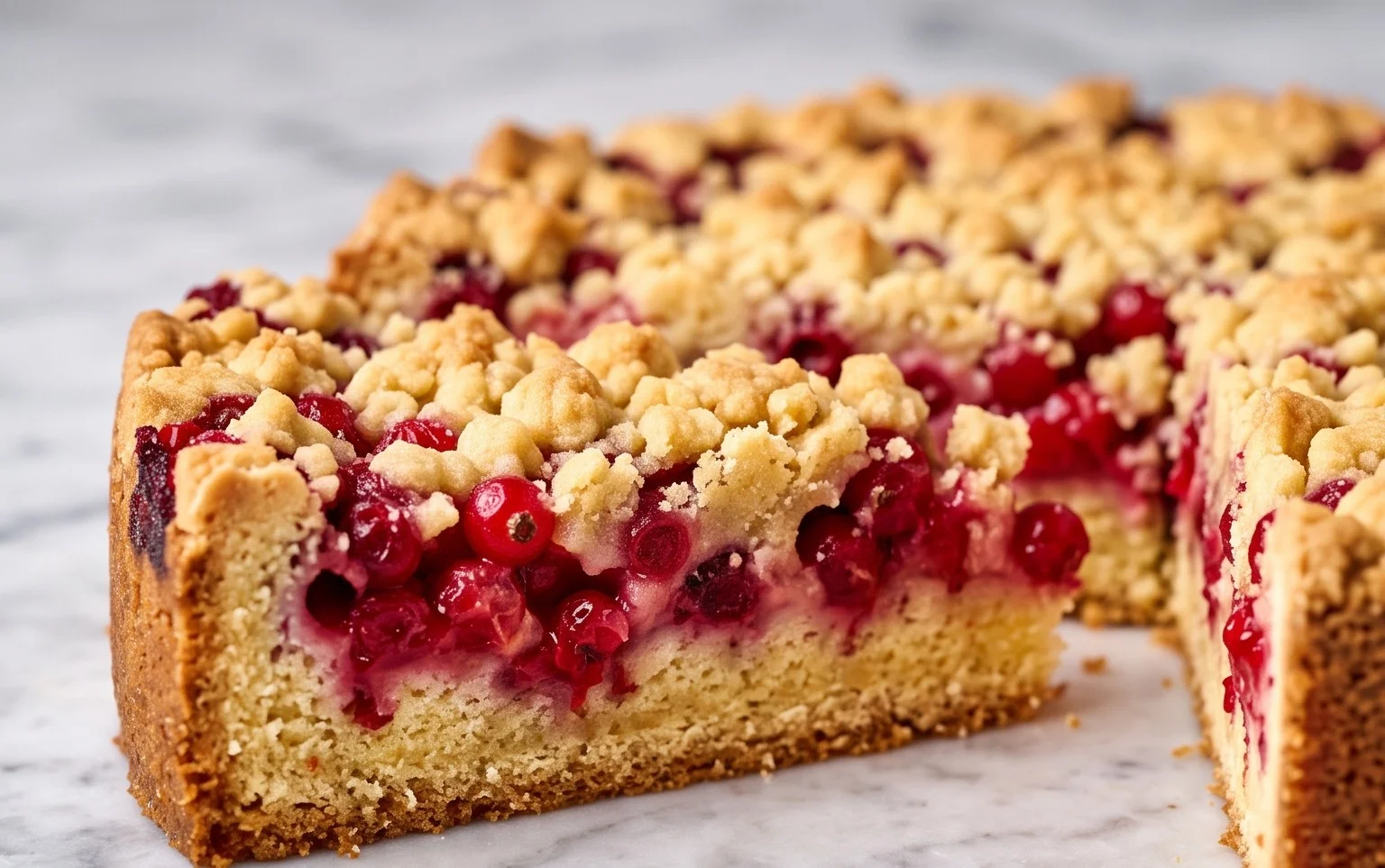 Johannisbeer-Streuselkuchen: Sommerklassiker, saftig & lecker